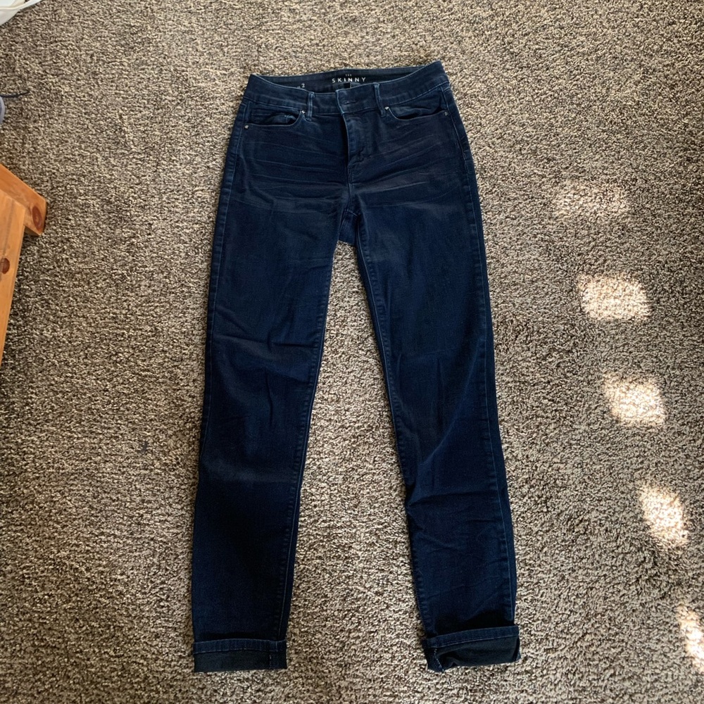 WHBM Dark Skinny Jean